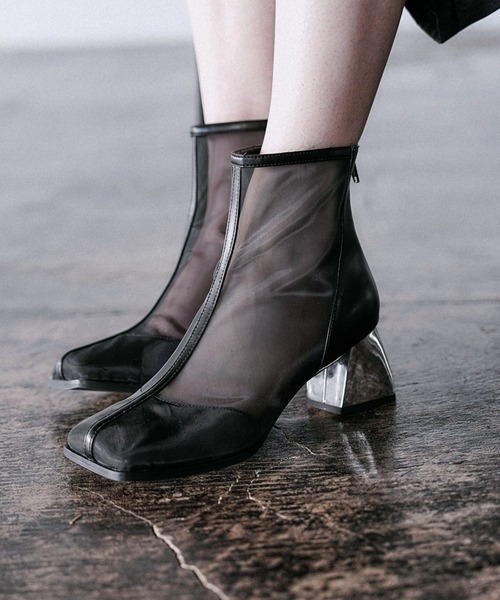 HARE（ハレ）の「アソートメタルヒールブーツ(HARE)（ブーツ・レディース・ブラック/ブラック系その他/シルバー/ボルドー・LARGE/MEDIUM）」の16枚目の写真