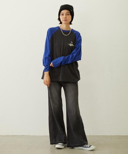 MILKFED.（ミルクフェド）の「LOOSE KNIT CAP（ニットキャップ/ビーニー・レディース・アッシュ/ブラック/ブラウン・ONE SIZE）」の8枚目の写真