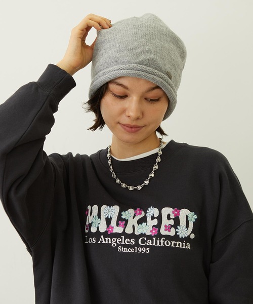 MILKFED.（ミルクフェド）の「LOOSE KNIT CAP（ニットキャップ/ビーニー・レディース・アッシュ/ブラック/ブラウン・ONE SIZE）」の11枚目の写真