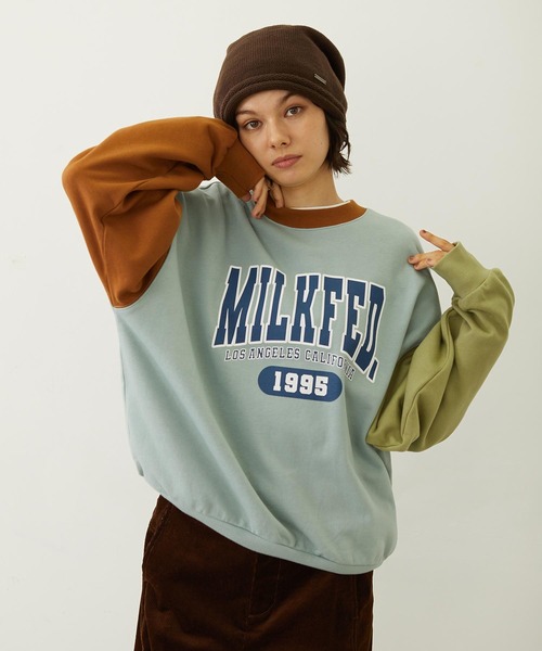 MILKFED.（ミルクフェド）の「LOOSE KNIT CAP（ニットキャップ/ビーニー・レディース・アッシュ/ブラック/ブラウン・ONE SIZE）」の18枚目の写真