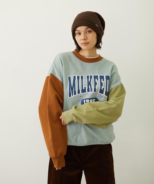 MILKFED.（ミルクフェド）の「LOOSE KNIT CAP（ニットキャップ/ビーニー・レディース・アッシュ/ブラック/ブラウン・ONE SIZE）」の19枚目の写真