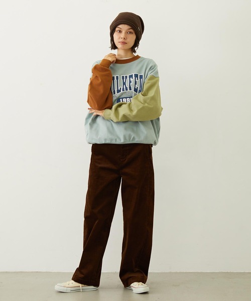 MILKFED.（ミルクフェド）の「LOOSE KNIT CAP（ニットキャップ/ビーニー・レディース・アッシュ/ブラック/ブラウン・ONE SIZE）」の20枚目の写真