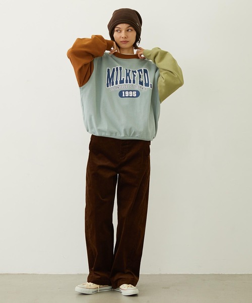 MILKFED.（ミルクフェド）の「LOOSE KNIT CAP（ニットキャップ/ビーニー・レディース・アッシュ/ブラック/ブラウン・ONE SIZE）」の21枚目の写真