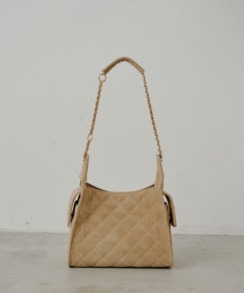 2wayチェーンショルダーキルティングバッグ（ショルダーバッグ
