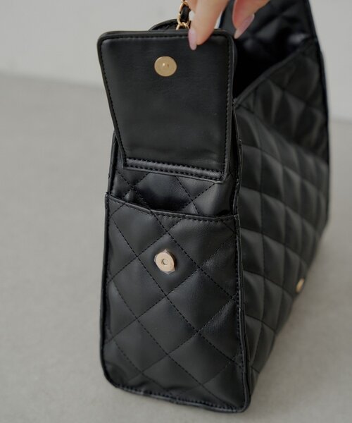 2wayチェーンショルダーキルティングバッグ（ショルダーバッグ