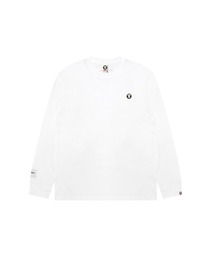 A BATHING APE 長袖カットソー ホワイト A BATHING APE アベイシングエイプ ロンT ホワイト sizeL 瑞穂店