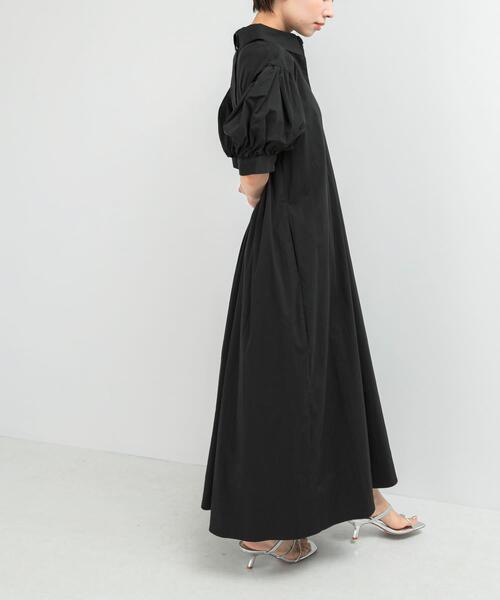 URBAN RESEARCH ROSSO WOMEN(アーバンリサーチ ロッソ)の「ELENDEEK FORM SHIRT ONE-PIECE(ワンピース・レディース・ベージュ/ブラック/グレー・1)」の2枚目の写真