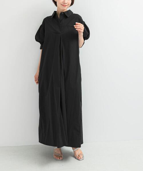 URBAN RESEARCH ROSSO WOMEN(アーバンリサーチ ロッソ)の「ELENDEEK FORM SHIRT ONE-PIECE(ワンピース・レディース・ベージュ/ブラック/グレー・1)」の11枚目の写真