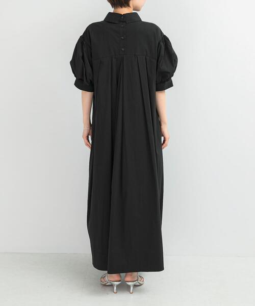 URBAN RESEARCH ROSSO WOMEN(アーバンリサーチ ロッソ)の「ELENDEEK FORM SHIRT ONE-PIECE(ワンピース・レディース・ベージュ/ブラック/グレー・1)」の15枚目の写真