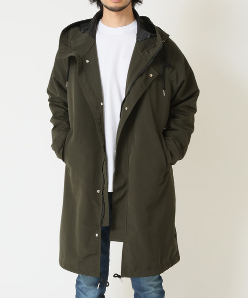 セール】秋服 ハイネック モッズコート / ミリタリーコート（モッズ