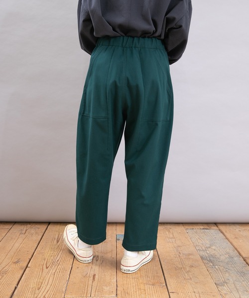 URCH RNA(アーチ アールエヌエー)の「R4367 裏ピーチ起毛PJ'Sクロップド(その他パンツ・レディース・ブラック系その他/ブラック/グリーン・FREE)」の18枚目の写真