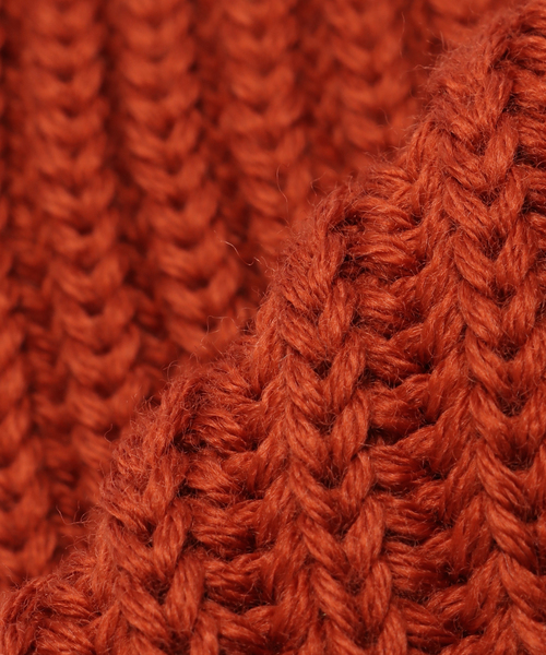 C.P. COMPANY（シーピーカンパニー）の「C.P. Company / シーピーカンパニー ACC KNIT CAP IN EF WOOL（ニットキャップ/ビーニー・メンズ・ブラウン/イエロー・FREE）」の4枚目の写真