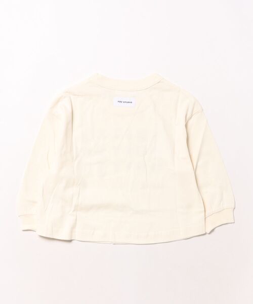 FOV(フォブ)の「FOV/フォブ UNITED L/S Tシャツ(Tシャツ/カットソー・キッズ・アイボリー/グレイッシュベージュ/ブラック・L/XL/S/M)」の15枚目の写真