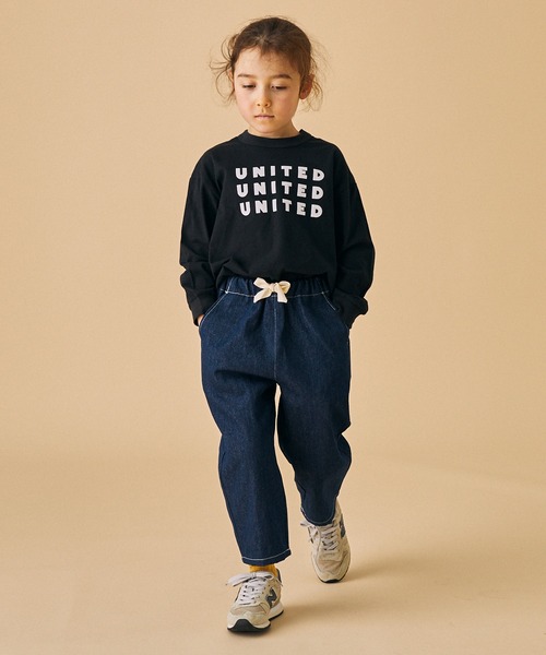 FOV(フォブ)の「FOV/フォブ UNITED L/S Tシャツ(Tシャツ/カットソー・キッズ・アイボリー/グレイッシュベージュ/ブラック・L/XL/S/M)」の5枚目の写真