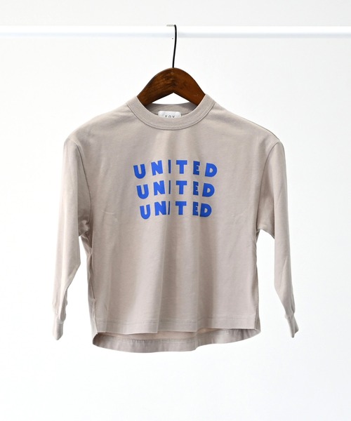 FOV(フォブ)の「FOV/フォブ UNITED L/S Tシャツ(Tシャツ/カットソー・キッズ・アイボリー/グレイッシュベージュ/ブラック・L/XL/S/M)」の10枚目の写真