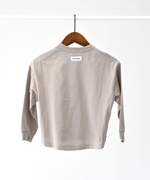 FOV(フォブ)の「FOV/フォブ UNITED L/S Tシャツ(Tシャツ/カットソー・キッズ・アイボリー/グレイッシュベージュ/ブラック・L/XL/S/M)」の11枚目の写真