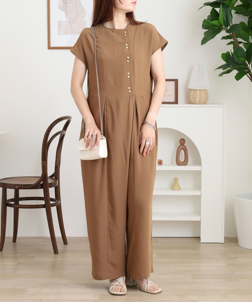 セール】ヴィンテージクロスオールインワン（つなぎ/オールインワン