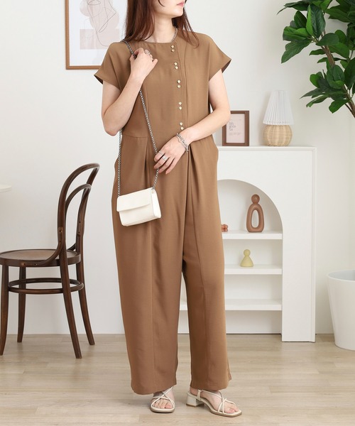 ヴィンテージクロスオールインワン（つなぎ/オールインワン