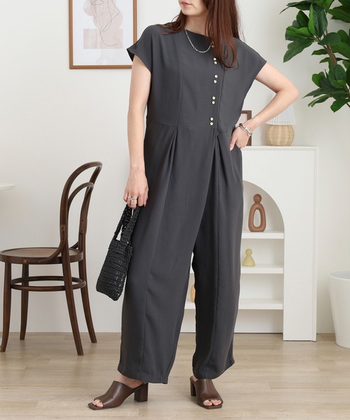 セール】ヴィンテージクロスオールインワン（つなぎ/オールインワン