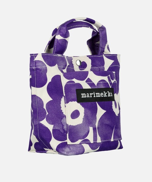 marimekko(マリメッコ)の「【ASIA EXCLUSIVE】【kioski】 Akvarelli Unikko / Ae Lunchbag(トートバッグ・レディース・パープル・FREE)」の4枚目の写真