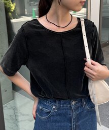 CIAOPANIC TYPY | シアーフロッキービンテージ加工半袖トップス(Tシャツ/カットソー)