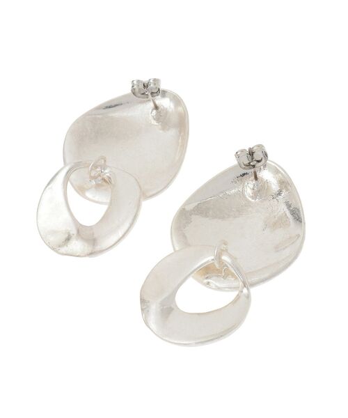 YECCA VECCA（イェッカヴェッカ）の「メタルプレートスイングピアス（ピアス（両耳用）・レディース・シルバー/ゴールド・FREE）」の8枚目の写真