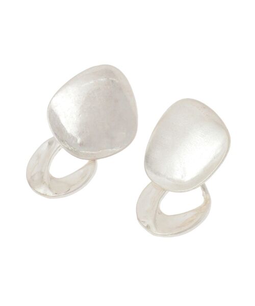 YECCA VECCA（イェッカヴェッカ）の「メタルプレートスイングピアス（ピアス（両耳用）・レディース・シルバー/ゴールド・FREE）」の7枚目の写真