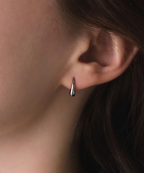 PIERCE/MINI DROP CURVE（ピアス（両耳用））｜muku（ムク）の