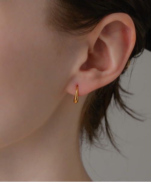 PIERCE/MINI DROP CURVE（ピアス（両耳用））｜muku（ムク）の