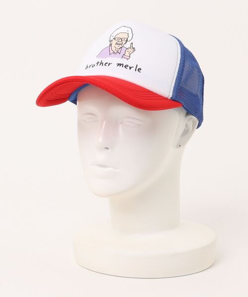 THRASHER(スラッシャー)の「Graphic Print Betty MESH CAP/グラフィックプリント メッシュキャップ トラッカーハット ストリート Y2K レトロ ユニセックス 帽子(キャップ・メンズ・トリコロール/ブラック×ホワイト/ブラック/オリーブ/ブラウン・FREE)」の15枚目の写真