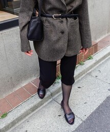 NOLLEY’S | 【MAQWEL/マクウェル】ウォッシャブルカプリジョーゼットパンツ(その他パンツ)