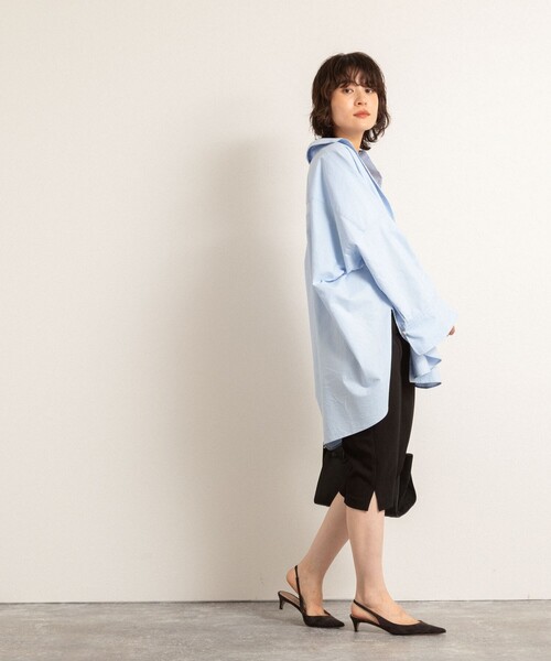 NOLLEY’S（ノーリーズ）の「【MAQWEL/マクウェル】ウォッシャブルカプリジョーゼットパンツ（その他パンツ・レディース・ブラック・FREE）」の6枚目の写真