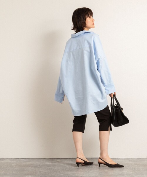 NOLLEY’S（ノーリーズ）の「【MAQWEL/マクウェル】ウォッシャブルカプリジョーゼットパンツ（その他パンツ・レディース・ブラック・FREE）」の7枚目の写真