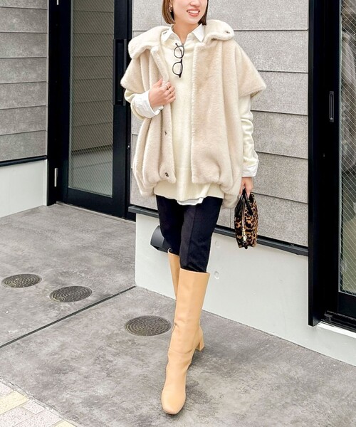 NOLLEY’S（ノーリーズ）の「【MAQWEL/マクウェル】ウォッシャブルカプリジョーゼットパンツ（その他パンツ・レディース・ブラック・FREE）」の16枚目の写真