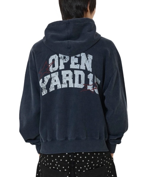 【OY】WASHED HOODIE ZIP UP ダブルジップ　パーカー OY/オーワイ』VINTAGE FADE WASHED HOODIE ZIP UP/ビンテージフェード