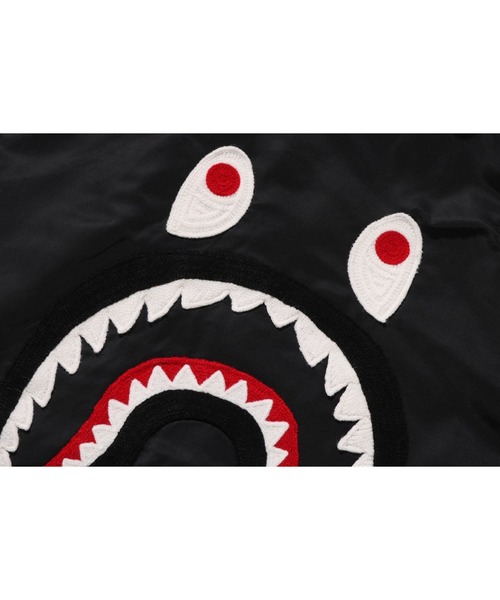 A BATHING APE（アベイシングエイプ）の「SHARK MA-1（MA-1・レディース・ブラック/ピンク・FREE）」の7枚目の写真