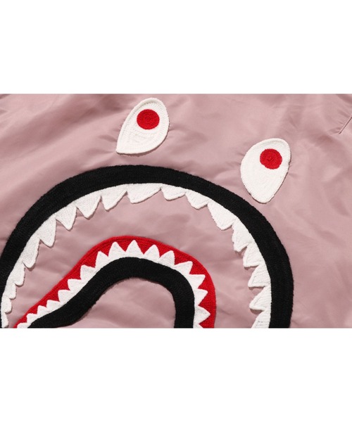 A BATHING APE（アベイシングエイプ）の「SHARK MA-1（MA-1・レディース・ブラック/ピンク・FREE）」の8枚目の写真