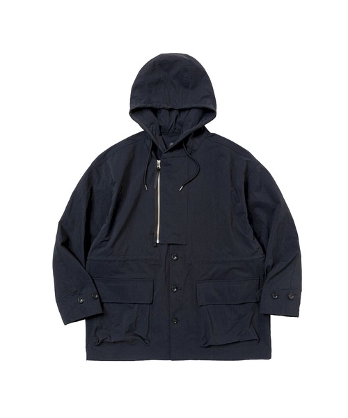 meanswhile(ミーンズワイル)の「Dope Dyed Hooded Blouson(パーカー・メンズ・ブラック/ブラウン系・1(S)/3(L)/2(M))」の2枚目の写真