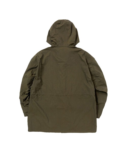meanswhile(ミーンズワイル)の「Dope Dyed Hooded Blouson(パーカー・メンズ・ブラック/ブラウン系・1(S)/3(L)/2(M))」の4枚目の写真