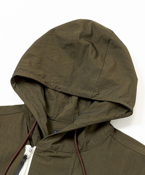 meanswhile(ミーンズワイル)の「Dope Dyed Hooded Blouson(パーカー・メンズ・ブラック/ブラウン系・1(S)/3(L)/2(M))」の5枚目の写真