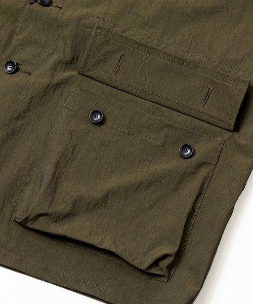 meanswhile(ミーンズワイル)の「Dope Dyed Hooded Blouson(パーカー・メンズ・ブラック/ブラウン系・1(S)/3(L)/2(M))」の9枚目の写真