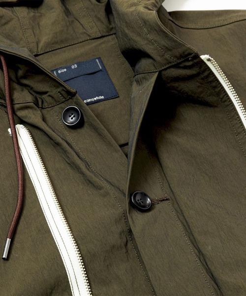 meanswhile(ミーンズワイル)の「Dope Dyed Hooded Blouson(パーカー・メンズ・ブラック/ブラウン系・1(S)/3(L)/2(M))」の6枚目の写真