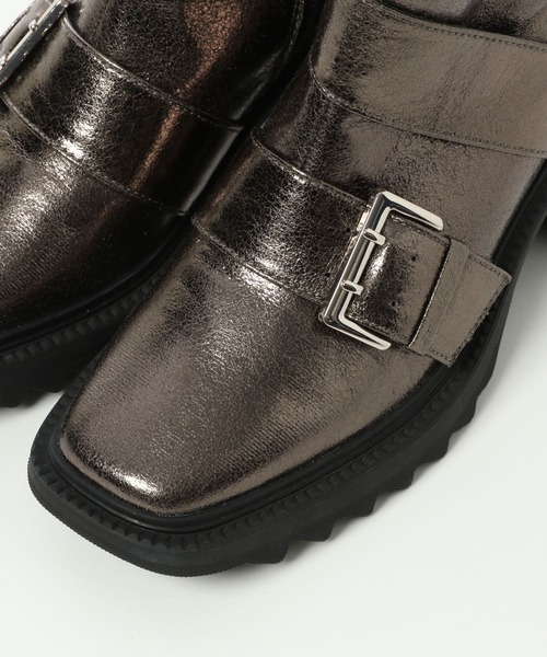 PAGEBOY（ページボーイ）の「ハトメシャークソールブーツ（ブーツ・レディース・ブラック/ブロンズ・MEDIUM/LARGE）」の12枚目の写真