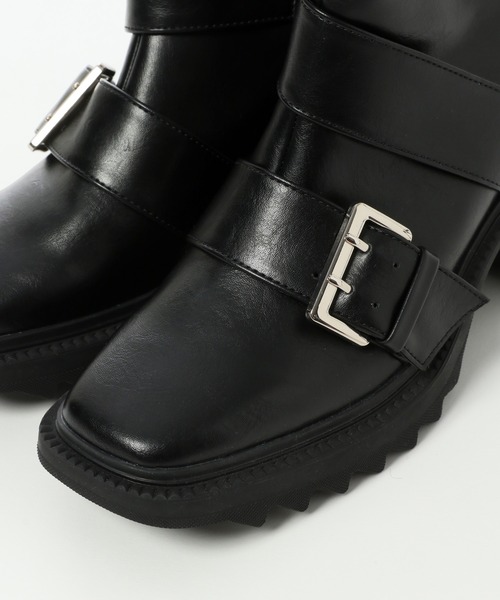 PAGEBOY（ページボーイ）の「ハトメシャークソールブーツ（ブーツ・レディース・ブラック/ブロンズ・MEDIUM/LARGE）」の14枚目の写真