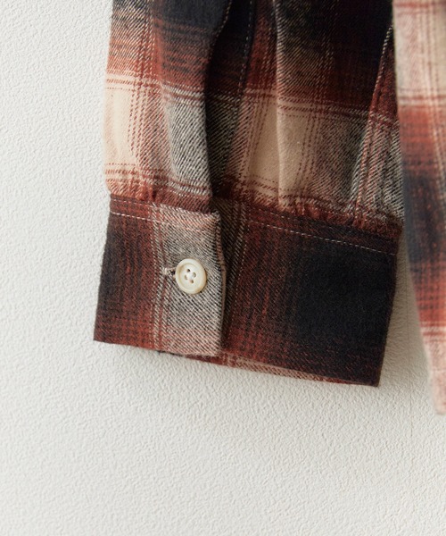 FIVE BROTHER（ファイブブラザー）の「FIVE BROTHER/ファイブブラザー CHECK ONE-OP SHIRTS シャツ（シャツ/ブラウス・メンズ・ブルー/ブラウン/ブラック・XL/L/M/S）」の8枚目の写真