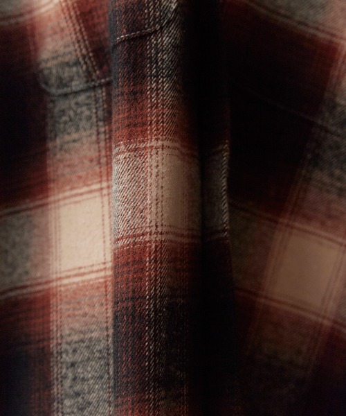 FIVE BROTHER（ファイブブラザー）の「FIVE BROTHER/ファイブブラザー CHECK ONE-OP SHIRTS シャツ（シャツ/ブラウス・メンズ・ブルー/ブラウン/ブラック・XL/L/M/S）」の10枚目の写真