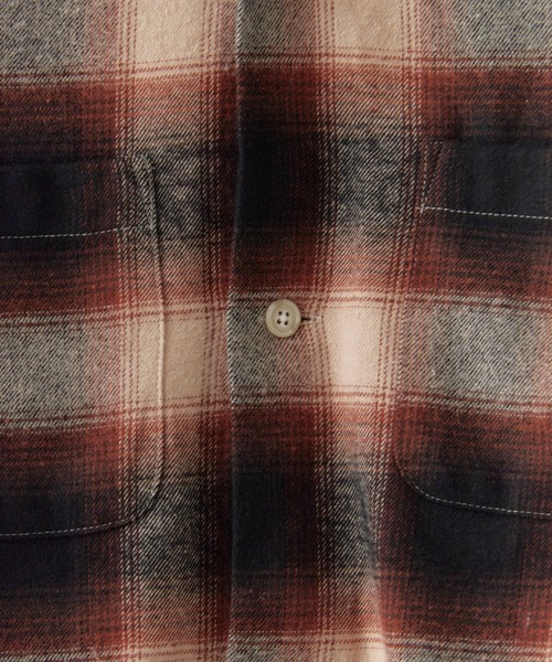 FIVE BROTHER（ファイブブラザー）の「FIVE BROTHER/ファイブブラザー CHECK ONE-OP SHIRTS シャツ（シャツ/ブラウス・メンズ・ブルー/ブラウン/ブラック・XL/L/M/S）」の16枚目の写真