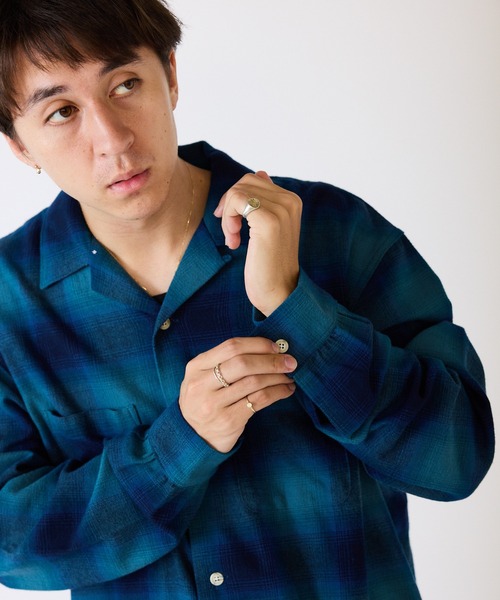 FIVE BROTHER（ファイブブラザー）の「FIVE BROTHER/ファイブブラザー CHECK ONE-OP SHIRTS シャツ（シャツ/ブラウス・メンズ・ブルー/ブラウン/ブラック・XL/L/M/S）」の19枚目の写真
