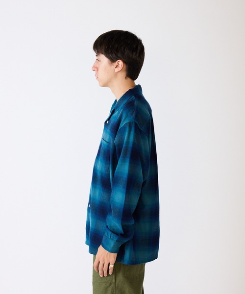 FIVE BROTHER（ファイブブラザー）の「FIVE BROTHER/ファイブブラザー CHECK ONE-OP SHIRTS シャツ（シャツ/ブラウス・メンズ・ブルー/ブラウン/ブラック・XL/L/M/S）」の12枚目の写真