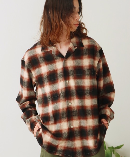 FIVE BROTHER/ファイブブラザー CHECK ONE-OP SHIRTS シャツ（シャツ